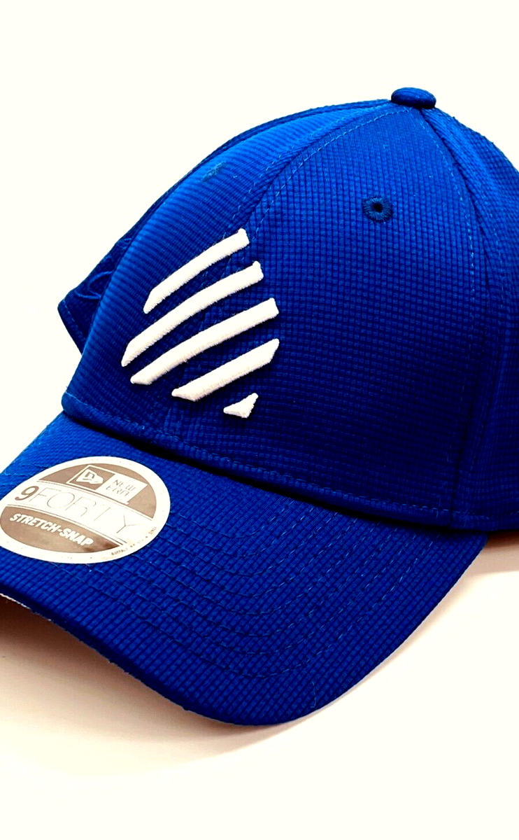 New Era 9Forty Stretch Snap Adjustable Navy Blue Baseball Hat Cap
