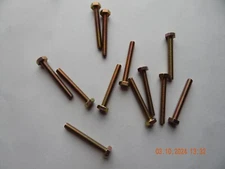 HEX CAP SCREWS. 1/4-20 x 2" FULL THREAD. GRADE 8 , 12 PCS. NEW