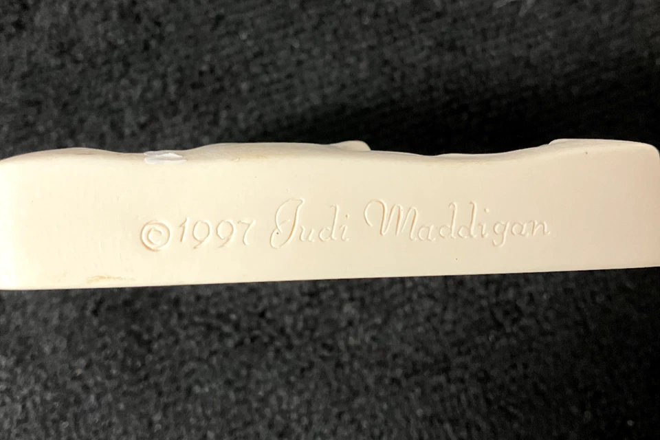 Molde de empuje de conejitos AMACO 1997 Judi Maddigan arcilla polimérica Fimo de colección Foto 3 de 3