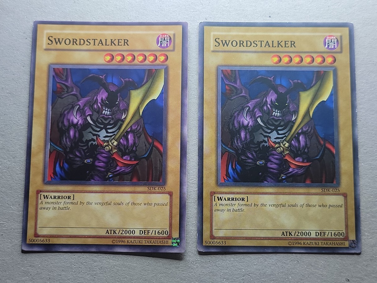 2x Swordstalker - SDK-025 - Unlimited - YuGiOh-LP | eBay
