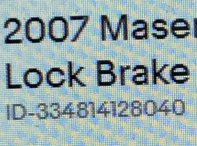 Módulo de bomba de freio RECONDICIONADO 2003-08 MASERATI QUATTROPORTE ABS 236013 - Imagem 3 de 3