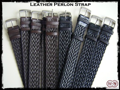 Cinturini Perlon vera pelle Leather Perlon Vintage Straps