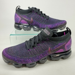 nike air vapormax flyknit 2 black and purple