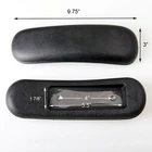 Replacement Office Chair Armrest Arm Pads Caps Universal 4" Mounting Hole 1 Set