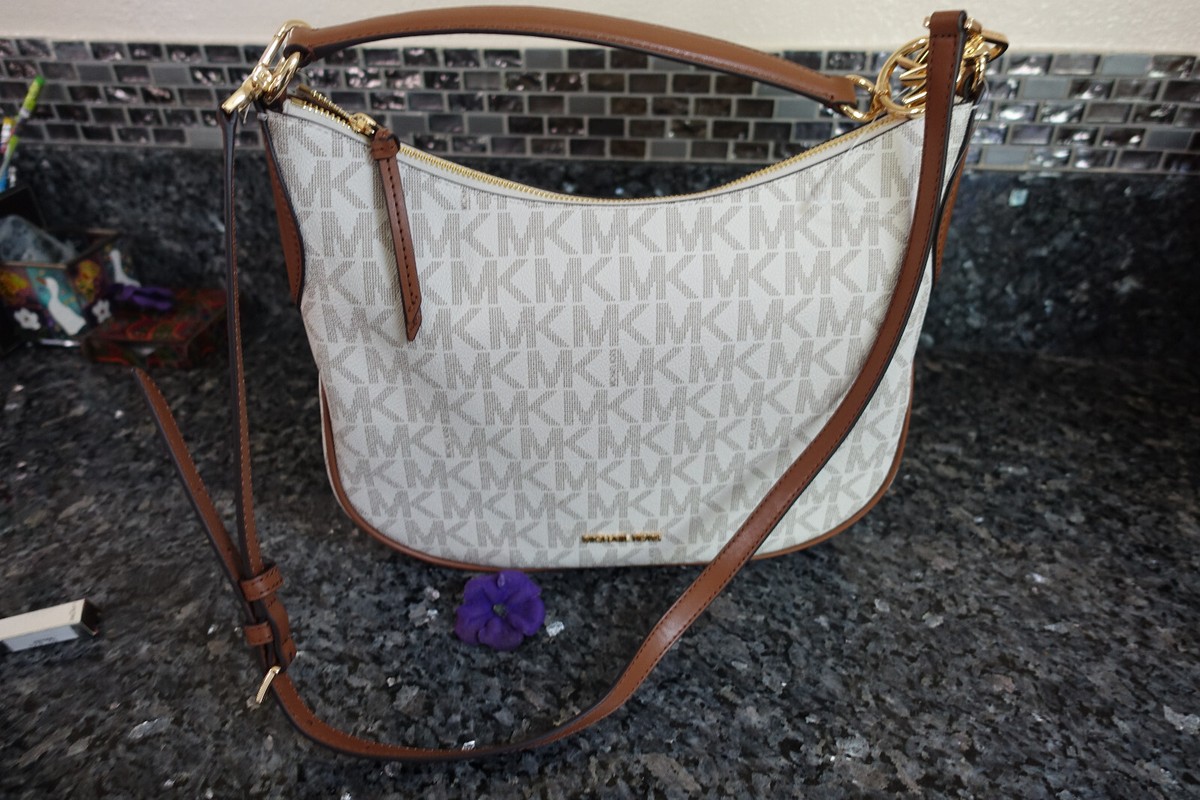 Hobo Bag Michael Kors Kelsey Signature Crossbody Michael Kors