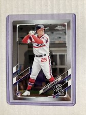 2021 Topps Chrome Update #USC72- ANDREW VAUGHN Rookie RC Card.. rookie card picture