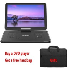 Boifun 17.5" Portable DVD Player with Large Swivel Screen,Region Free,Handbag,UK