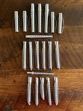 Metal PERM RODS 20 Vintage Aluminum HOLLYWOOD GOODY TIP TOP Permanent Wave USA