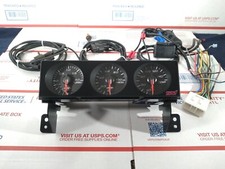 RARE DEFI Subaru STi Single DIN Triple Gauges...