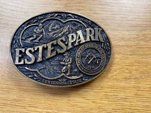 Estes Park Colorado Belt Buckle