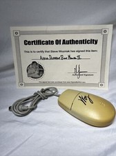 Steve Woz Wozniak SIGNED Apple II Computer Bus Mouse  AUTOGRAPHED