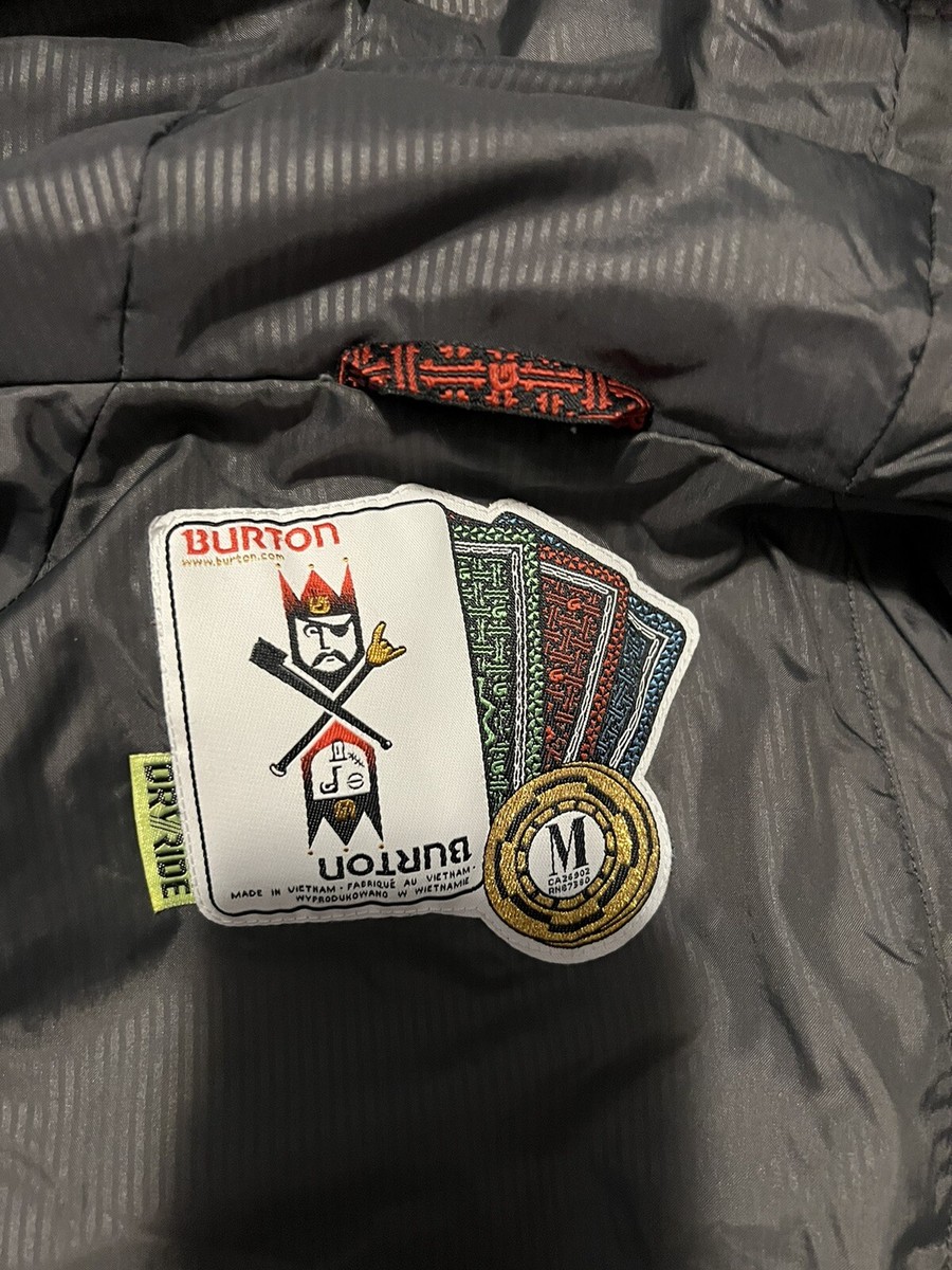 Burton dryride snowboard jacket mens medium | eBay