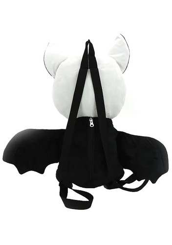 NEW Sleepyville Critters - Skeleton Bat Plush Backpack - CUTE PINK - Picture 2 of 4