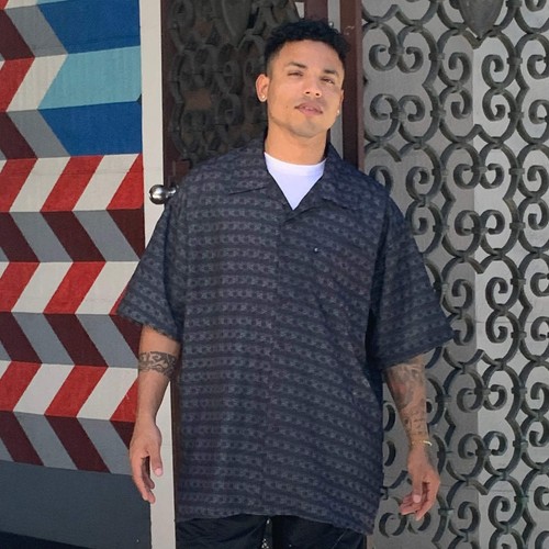 Men’s Rocawear All Over Black | Grey S/S Button Down Shirts NWT - Picture 4 of 5