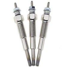 3Pcs Glow Plugs 02/630157 717/11700 For JCB 8040ZTS 8025CTS 8045ZTS 804 803 8014