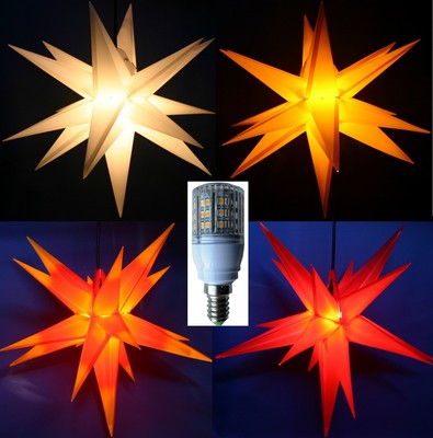 3D LED Adventsstern 40cm Auenstern auen Stern Adventstern Weihnachtsstern  | eBay