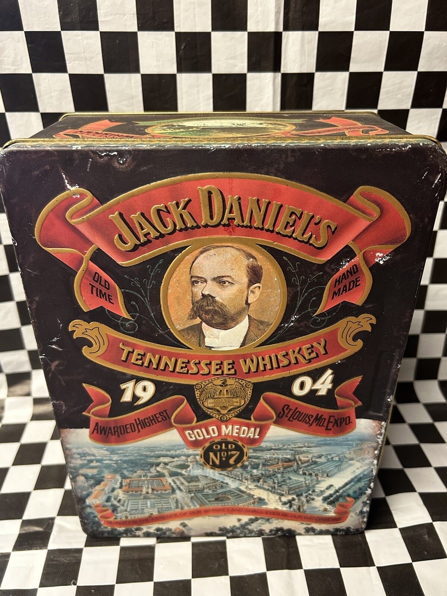 Vintage Jack Daniels 1904 Gold Medal No.7 Tennessee Whiskey Tin