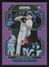 2022 Panini Prizm #103 Glenn Otto Purple Prizm RC Texas Rangers