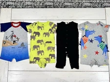 Lot 6-12 12-18 M Rompers Dino Bamboo Pirates Kyte Joules Mud Pie Tea Boutique