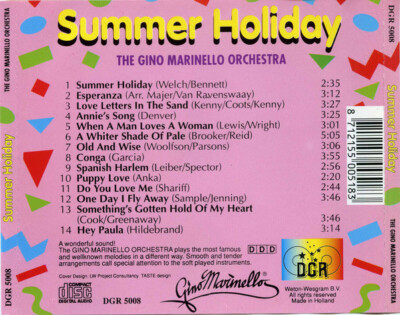 The Gino Marinello Orchestra Summer Holiday CD, Album 1991