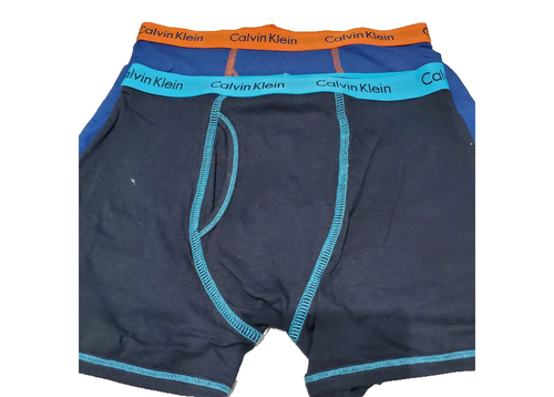 CALVIN KLEIN BOYS COTTON STRETCH 4PC BOXER BRIEFS UNDERWEAR(MULTI COLORS,L)NWOT - Picture 2 of 3