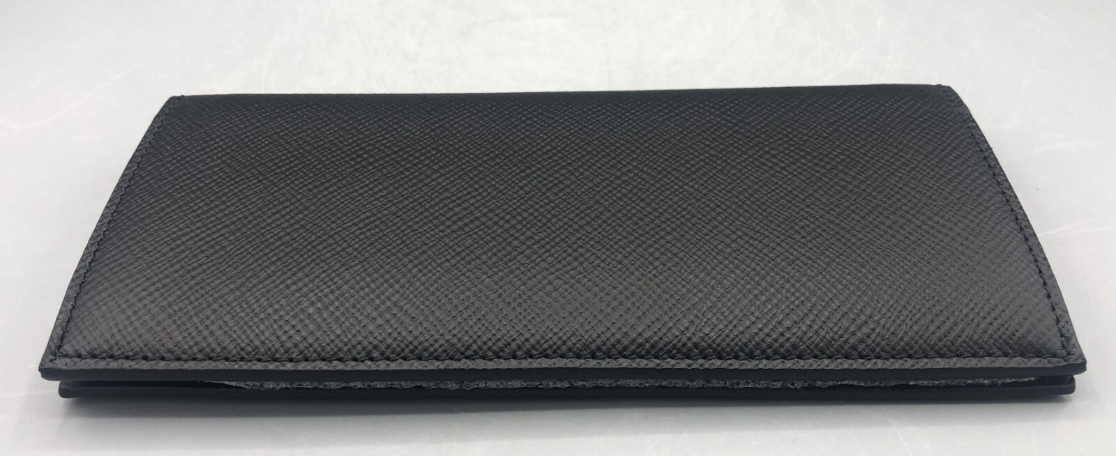 SMYTHSON Black Panama Slim Coat Wallet with Coin Pocket, RRP:£275! New & Unused image 6