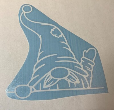 Peeking Gnome #1 -Die Cut Vinyl Decal Sticker Hippy Trippy Yoga LSD Mushroom DMT
