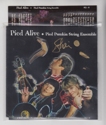 Pied Pumkin String Ensemble CD Pied Alive Autographed Shipped as Shown VG+ to NM