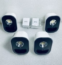 Lot Of 4 - Netgear Arlo Wireless Add-On Smart Security Lights w/ Two Batteries
