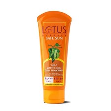 Lotus Herbals Safe Sun 3 In 1 Matte Look Daily Sunblock Lotion SPF 40 100g
