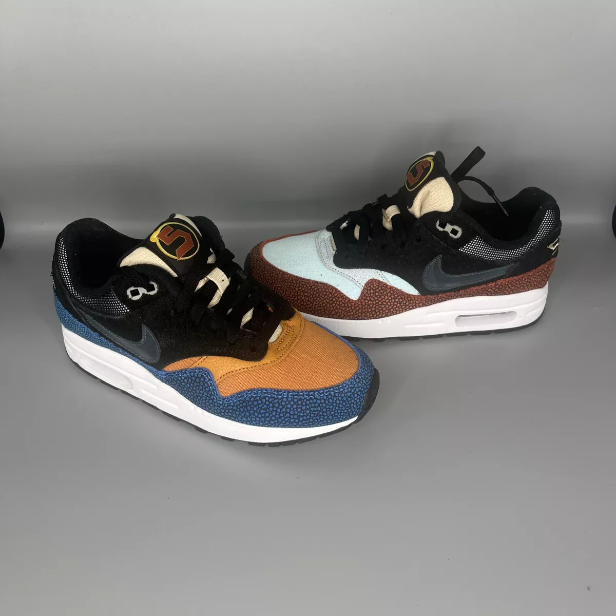 Nike Air Max 1 Swipa GS Sneakers Multi Color Boys Size 4.5Y DISPLAY MODEL