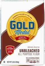 Gold Medal Unbleached All Purpose Flour 5 Lb Enriched