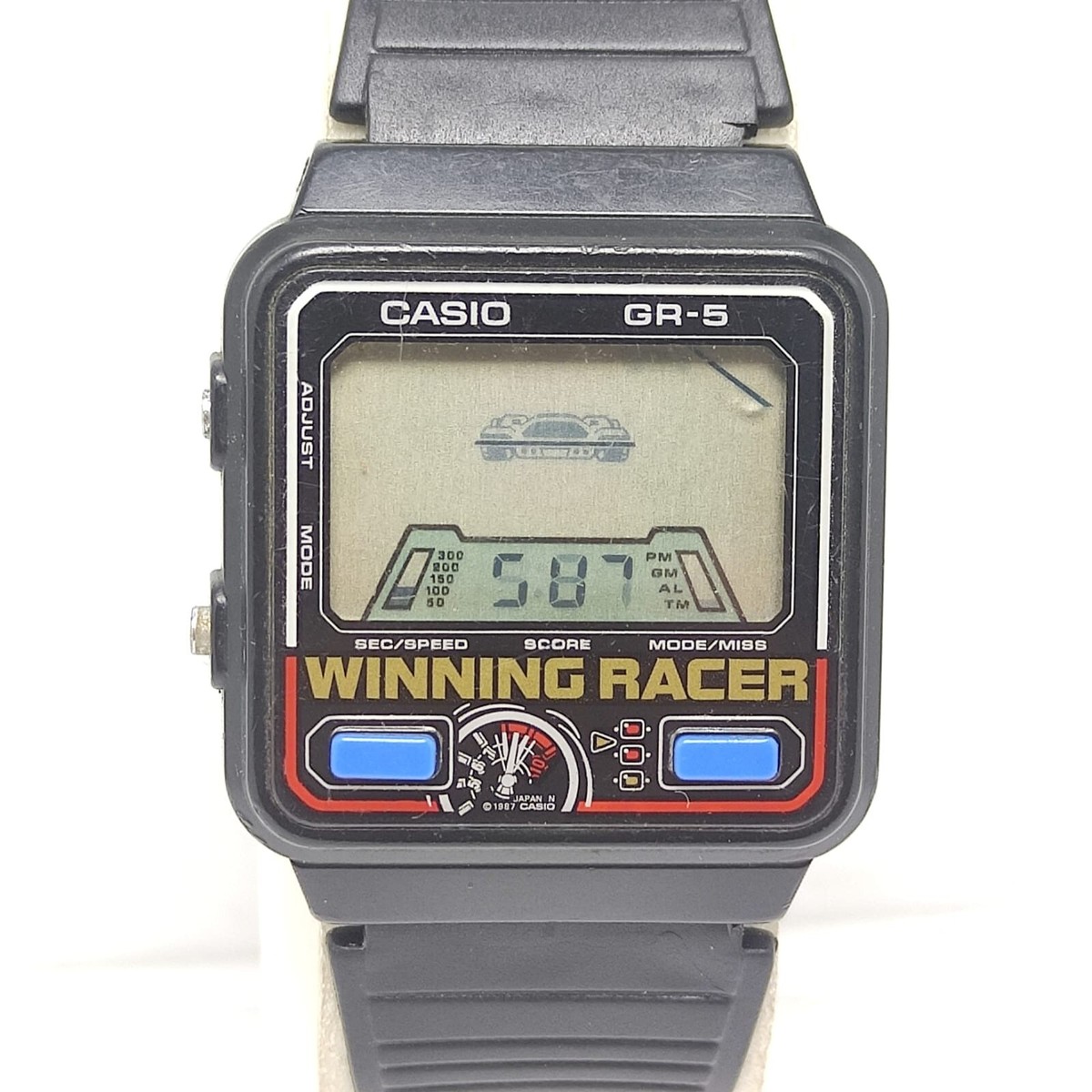 Montre de jeu vintage Casio GR-5 Winning Racer Module 687