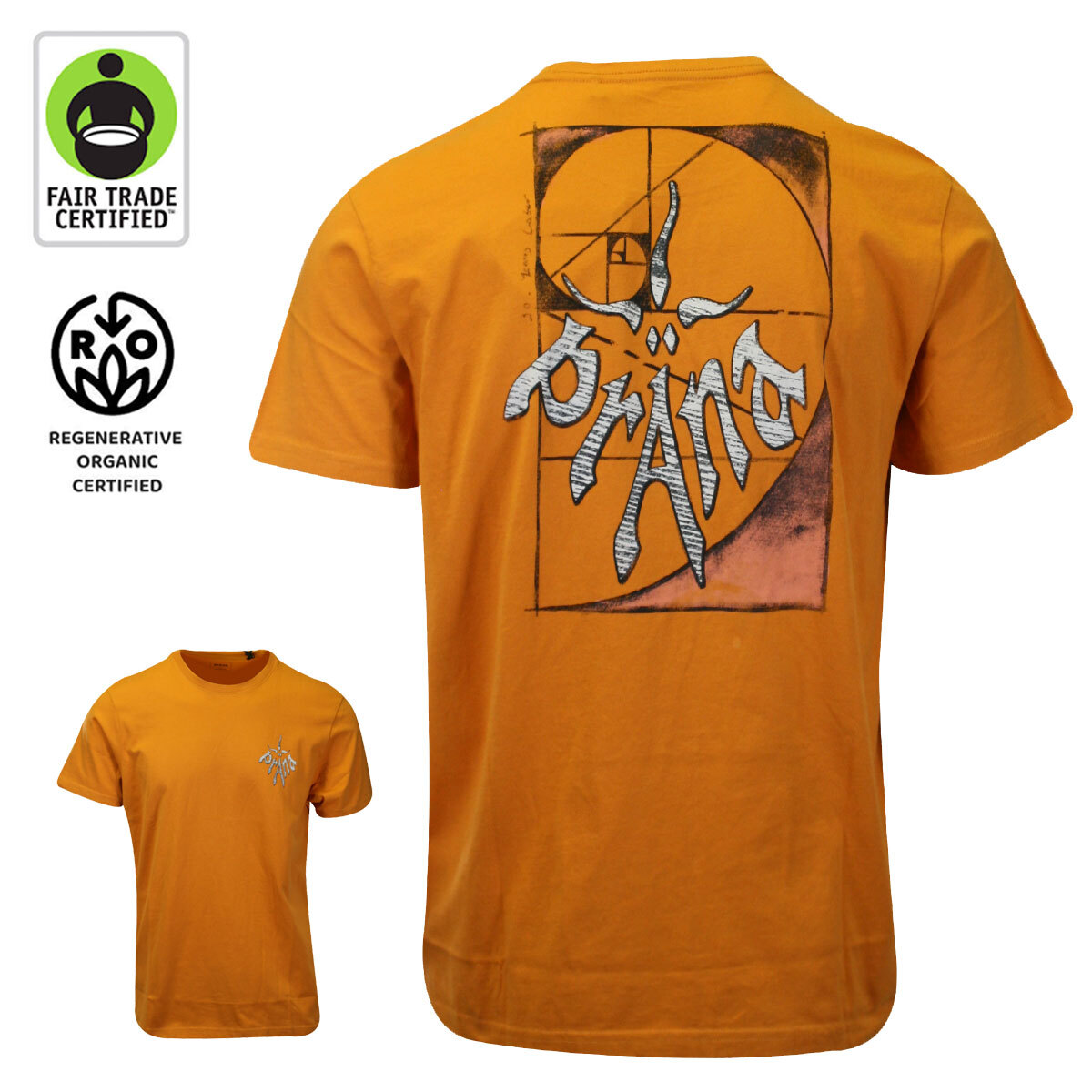 prAna Men's Ochre Star T-Shirt Heritage Graphic SS Tee (S03) | eBay