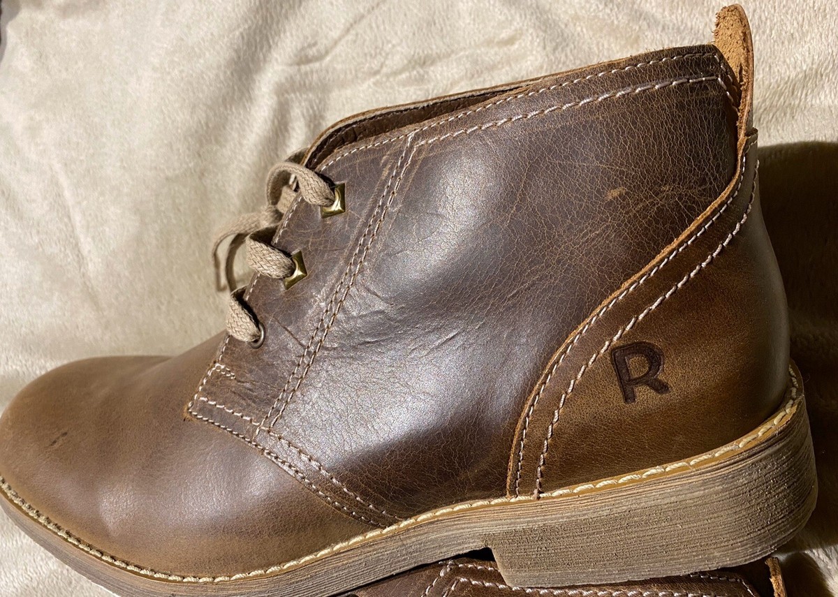 ROAN by Bed Stu Chukka Leather TAN DISTRESSED Boots Size 8  display picture 2