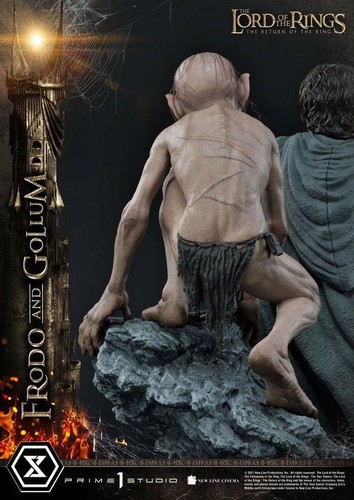 LORD OF THE RINGS Frodo & Gollum Bonus Ver. 1/4 Polystone Statue Prime 1 Studio - Imagen 14 de 24
