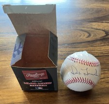 Dick Tracewski Signed Autographed Rawlings Official Major League Baseball