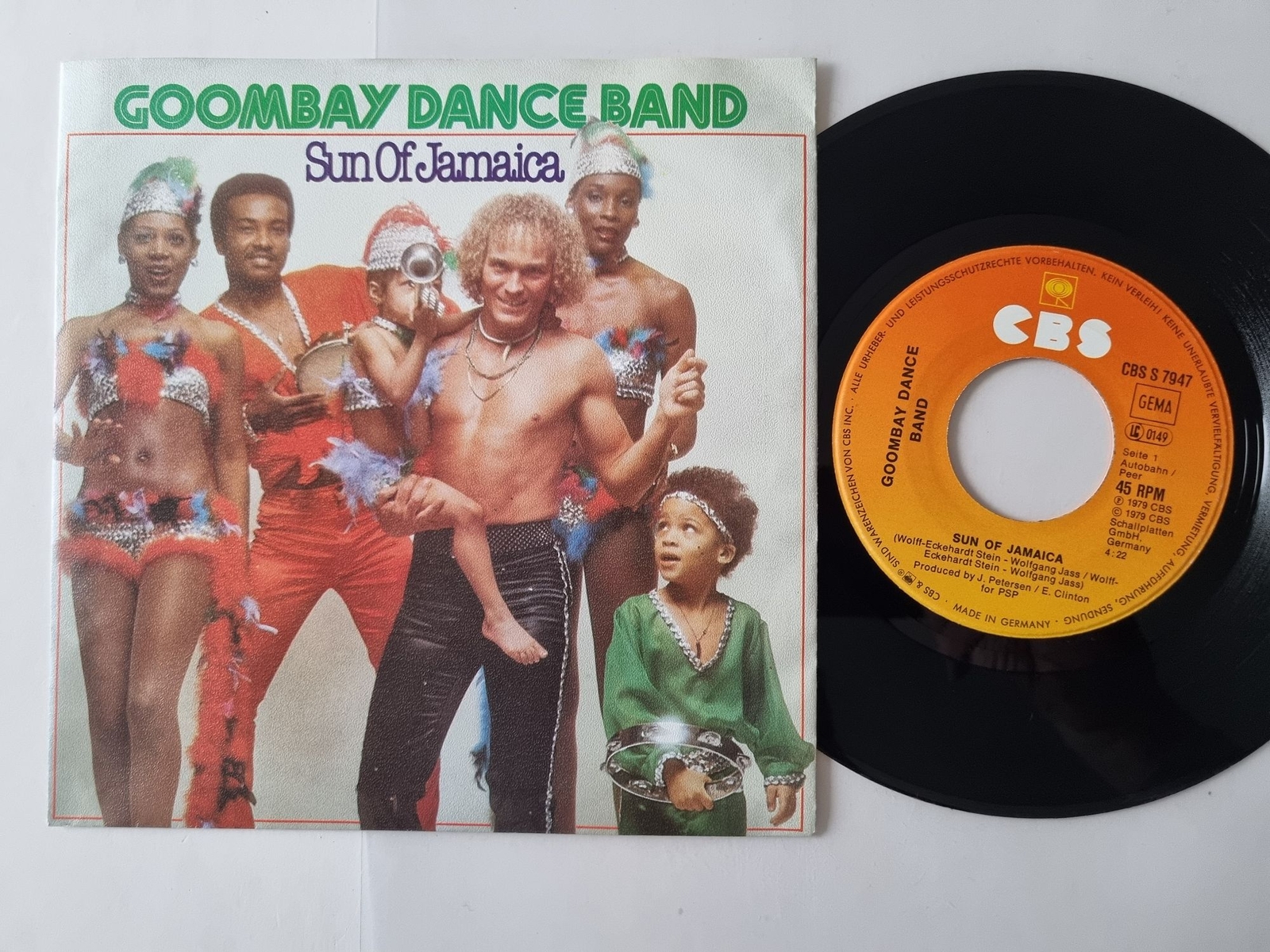 Goombay Dance Band - Sun Of Jamaica 7'' Vinyl Germany