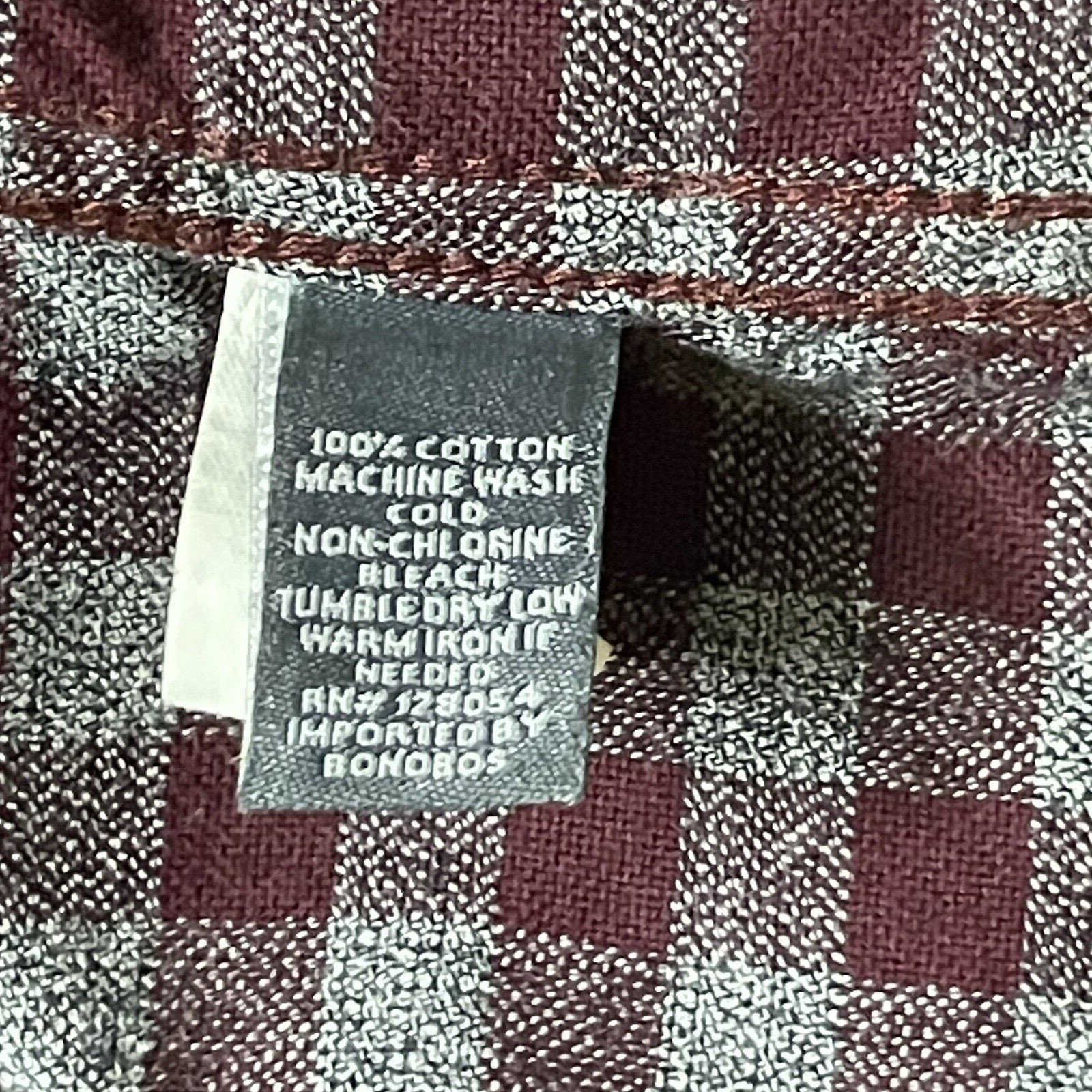 BONOBOS Brushed Button Down Men multicolor plaid … - image 13