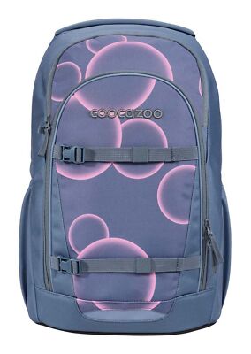 coocazoo Every School Backpack Schulrucksack Rucksack Swirl Whirl blaugrau Neu
