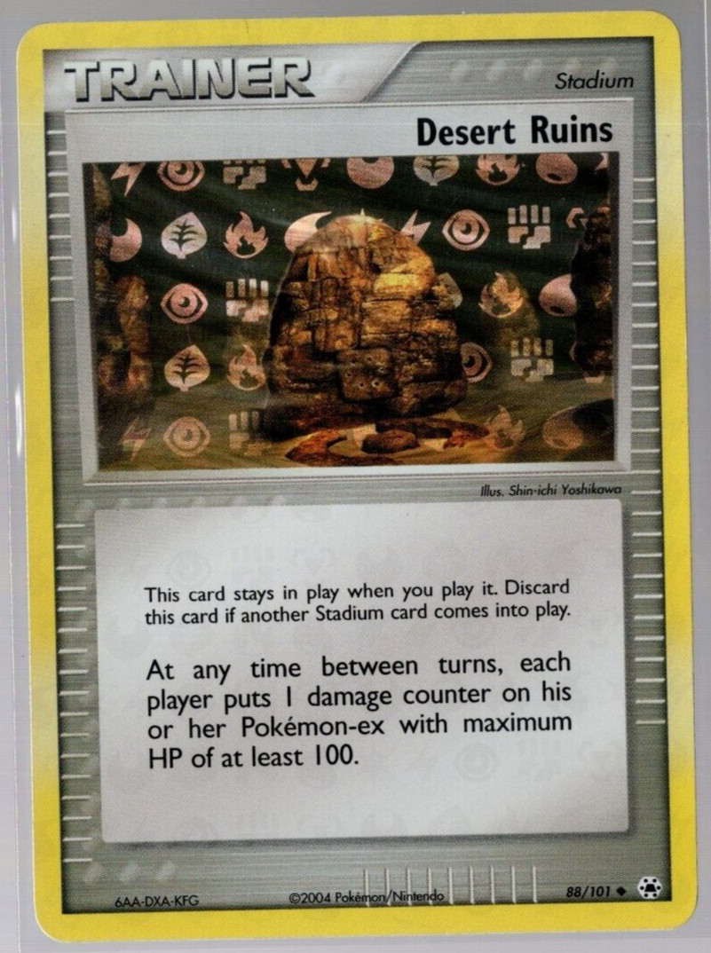 Desert Ruins 88/101 Reverse Holo EX Hidden Legends Pokemon TCG Near Mint