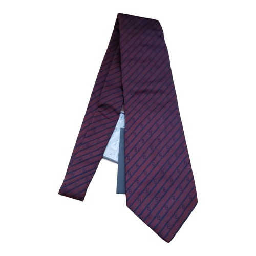Cravate Hugo Boss SELECTION - Soie 100%, Made In Italy, Grise, Largeur Classique - Neuf Sans étiquette