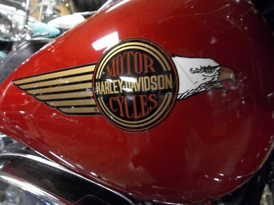 For HARLEY DAVIDSON FLH FX 14061-84 14062-84 EAGLE-GOLD BROWN