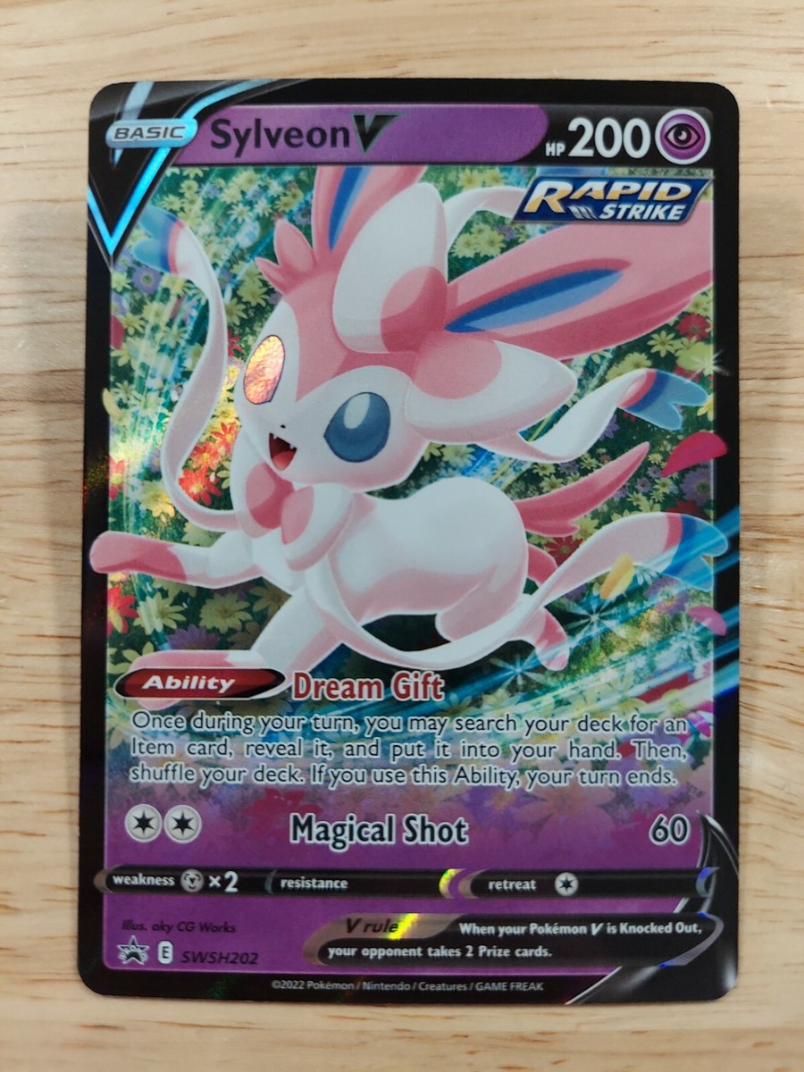 Sylveon V SWSH202 NM Holofoil Promo Rare Pokemon Card