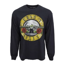 GUNS N ROSES MENS GRAPHIC T SHIRT LONG SLEEVES TEE