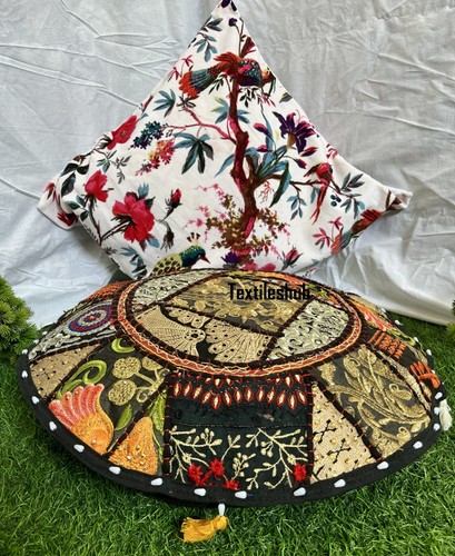 Copricuscino rotondo indiano tutte le misure fondo toppa copricuscino decorazione bohemien - Foto 19 di 81