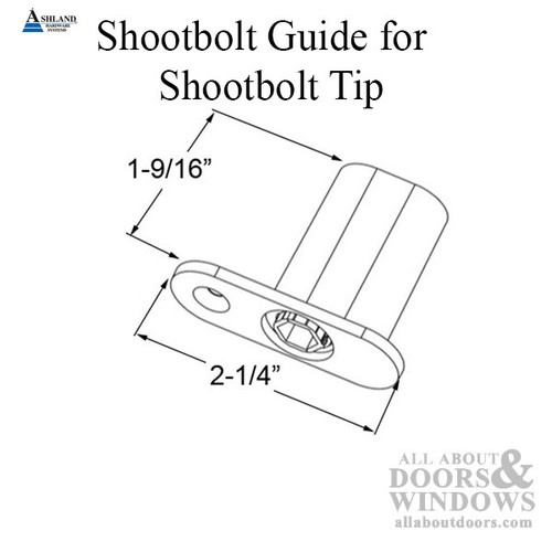 Shootbolt Guide Tip For Hex Shaped Shootbolts For Ashland and Marvin Locks - Picture 2 of 3