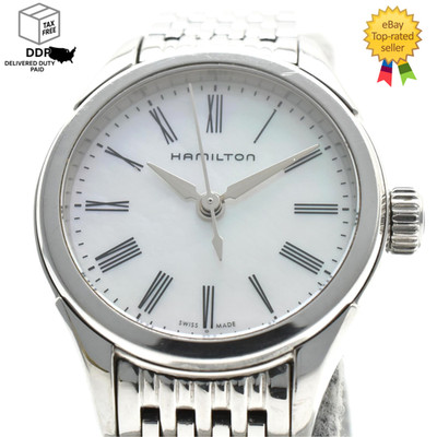 [ MINT ] Hamilton H392510 American Classic White Dial Silver Women's 25mm Watch
