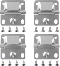 4-Pack Stainless Steel Cooler Hinges with Screws set Cooler Replacement 5235 626