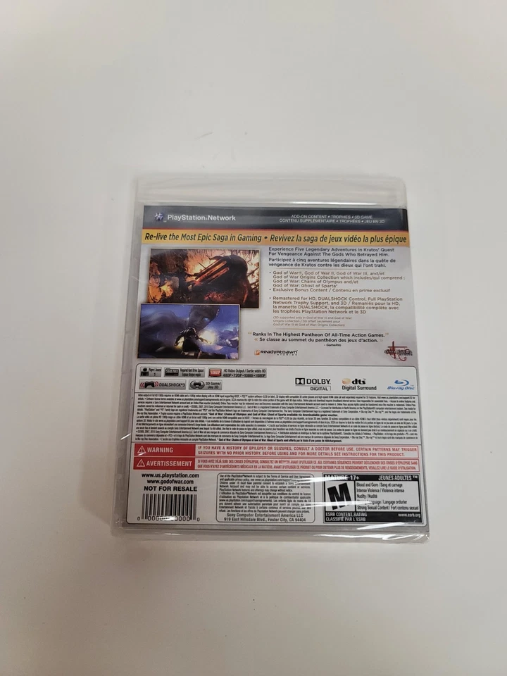 God of War Saga (Playstation 3, 2012) Sealed New PS3 Rare - Image 3 of 4